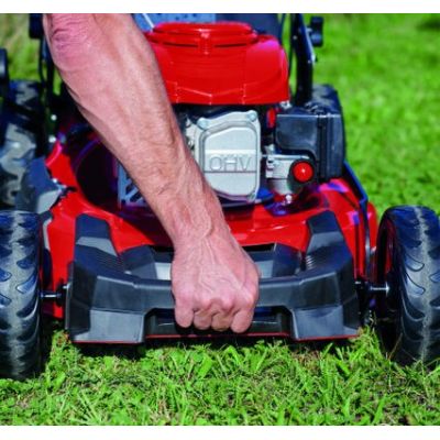 5. Einhell GC-PM 51/3 S HW-E Lawn Mower Gasoline Black, Red