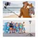 17. Selfie stick WC1Y3S telescopic tripod 1.3m with phone holder - black