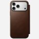 8. Nomad Modern Leather Folio Cell Phone Case 17.5 cm (6.9") Brown