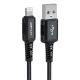 Acefast MFI USB - Lightning cable 1.8m, 2.4A black (C4-02 A Black)