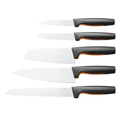 2. Fiskars 1057558 kitchen cutlery and knife set 5 pcs.