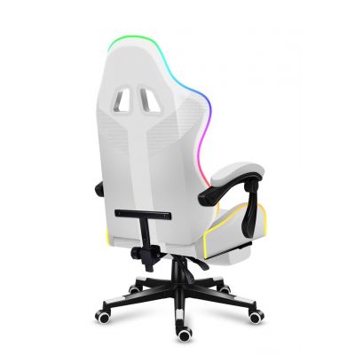 8. Huzaro Force 4.7 RGB White Gaming Chair