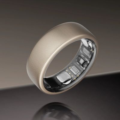 2. Amazfit Helio Ring Titanium Smart Ring Size 10 (26535)