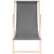 13. CLASSIC GRAY WOODEN DECK CHAIR