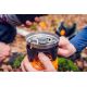 5. Camping stove pot + burner