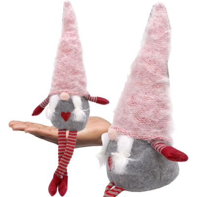 14. MRS. gnome with a fluffy hat 45+36cm