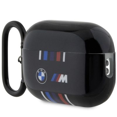 3. BMW BMAP222SWTK AirPods Pro 2 gen cover black/black Multiple Colored Lines
