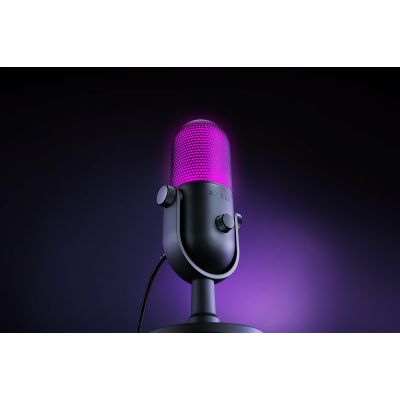 7. Razer Seiren V3 Chroma Black Tablet Microphone