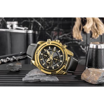 5. Men's Watch Skmei 9156GDBK + BOX