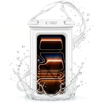 3. Tech-Protect UWC7 6.9" Waterproof Case - White