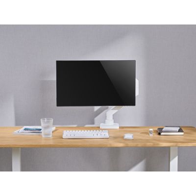 9. Equip Desk Bracket 17"-49"/1TFT 180° Gas Spring 20Kg Retail White