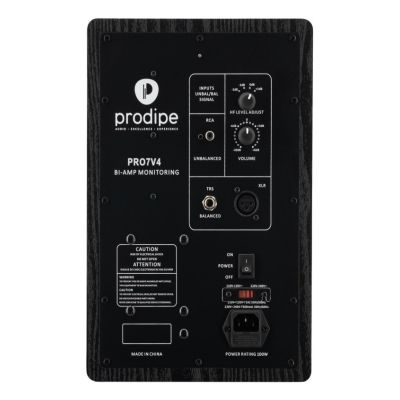 5. Prodipe Pro 7 V4 Black Wood - 6.5” 100W RMS active studio monitor