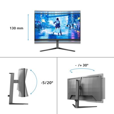21. Philips Evnia 5000 27M2C5200W/00 computer monitor 68.6 cm (27") 1920 x 1080 px Full HD LCD Black