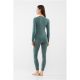 3. Women's thermal underwear Viking Base Layer Sigrid Set – green, size: M