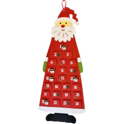 ADVENT CALENDAR RED SANTA CLAUS