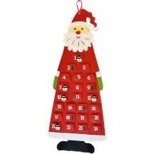ADVENT CALENDAR RED SANTA CLAUS