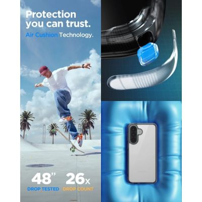 10. Spigen Ultra Hybrid Case for Samsung Galaxy A57 5G - Transparent