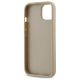 7. DKNY Quilted Stack Logo iPhone 14 Case - Beige