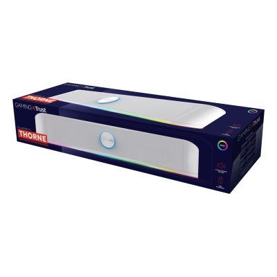 5. TRUST GXT619W THORNE RGB Soundbar White