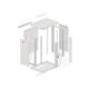 6. Lanberg WF01-6415-10S 15U Rack Wall-mounted Cabinet Gray