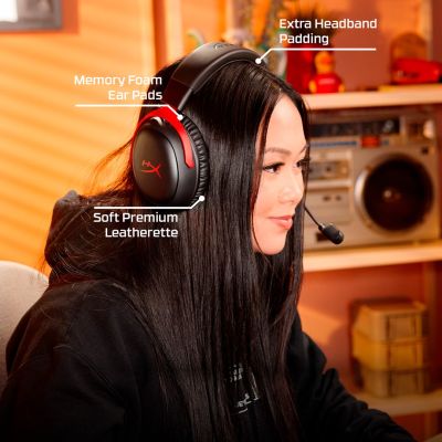 209. HyperX Cloud III Wireless – Wireless Gaming Headset (Black)