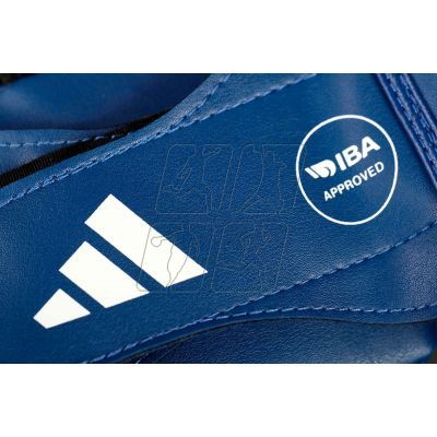 11. adidas IBA Cactus Leather Tournament Helmet ADIIBAH1C-Blue