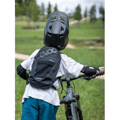5. EVOC Joyride 4 Children's Cycling Backpack Steel/Lemonade/Mint