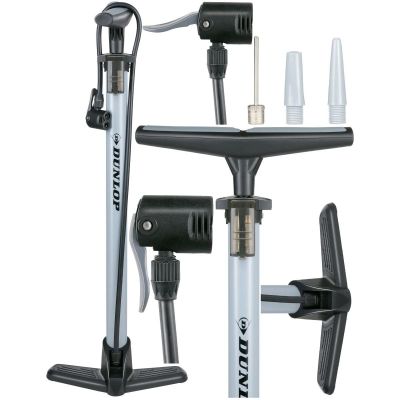21. DUNLOP WORKSHOP/BICYCLE PUMP 140 PSI (9.6BAR) GRAY