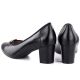 4. Vinceza 58622 black block heel pumps