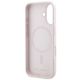 7. Karl Lagerfeld Silicone Karl&Choupette Heads Ring MagSafe iPhone 16 Case - Pink