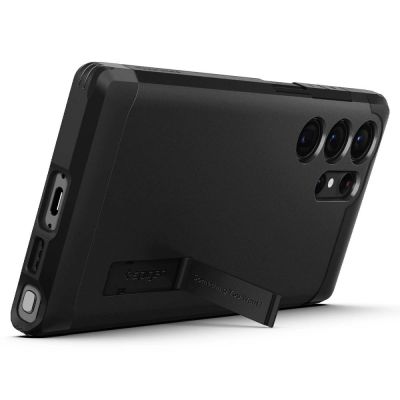 28. Spigen Tough Armor Case for Samsung Galaxy S23 Ultra - Black