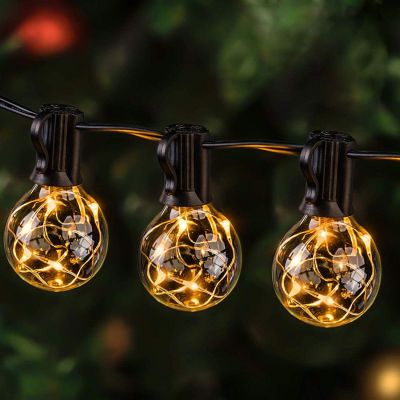 12. PARTY LIGHT OUTDOOR GARLAND 20 BULBS 100LED 5.8M 230V