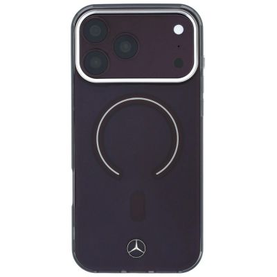 3. Mercedes Double Layer Iconic Logo MagSafe case for iPhone 18 Pro Max / 17 Pro Max - burgundy