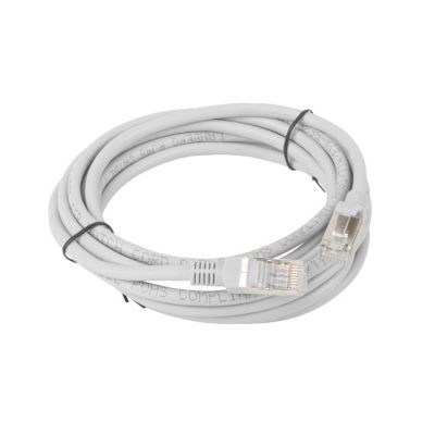 4. Patchcord Lanberg PCF5-10CC-0300-S (RJ45 - RJ45 ; 3m; gray color)