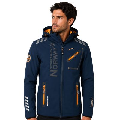 Men’s Softshell Jacket Geographical Norway ROYAUTE MEN ASS A BS2 056 (WT1804H/GN-NAVY / ORANGE)