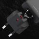 3. Dudao A65Q 65W GaN Travel Wall Charger USB-A / USB-C PD Ultra-Thin EU / US - Black