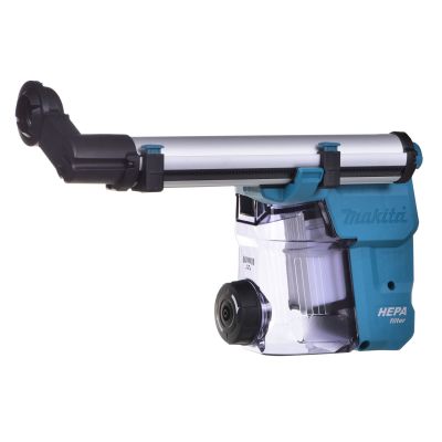 3. MAKITA HR3012FCWJ SDS-Plus 3.9J 1050W AVT MAKPAC Rotary Hammer + DX11 Dust Collector Black, Blue