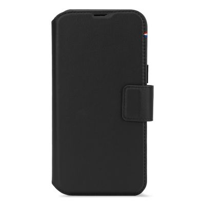 3. MagSafe Compatible Protective Leather Case for iPhone 16, Black