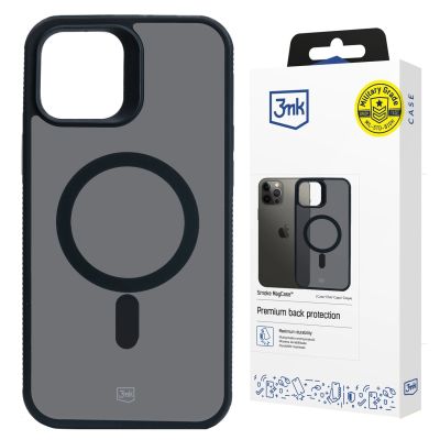 17. 3mk Smoke MagCase for Apple iPhone 12 Pro Max - Black