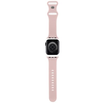 2. Hello Kitty Silicone Tags Graffiti Strap for Apple Watch 38/40/41mm - Pink