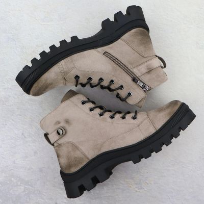 15. Khaki Women's Ankle Boots Potocki Z25-JE19317
