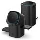 2. Spigen Essential EF223MS 3-in-1 QI2 Wireless Charger - Black