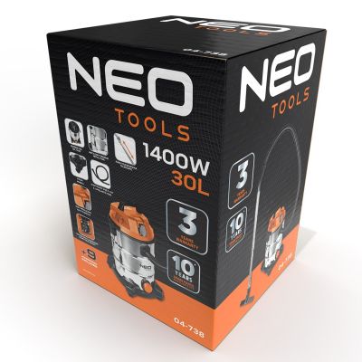 18. NEO TOOLS VACUUM CLEANER 1400 W 30 L