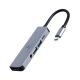 2. GEMBIRD MULTI ADAPTER USB TYPE-C 5IN1 (HUB + HDMI + PD + STEREO SOUND) SILVER