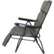 4. GARDEN ARMCHAIR WITH FOOTREST 57x83x106CM GREY-GREEN