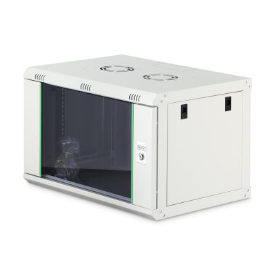 NWS Wandschrank 19" 7HE Digitus 416.15x600x450 mm, Farbe Grau (RAL 7035)