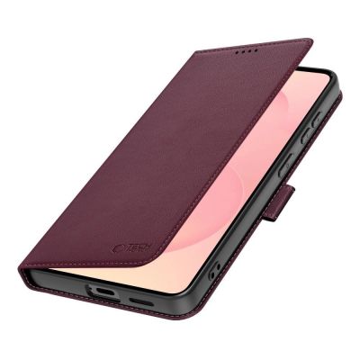 11. Tech-Protect Wallet Case for Samsung Galaxy A57 5G - Burgundy