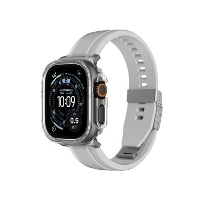 3. AmazingThing Minimal Protective Case for Apple Watch UItra 3 49mm - Transparent