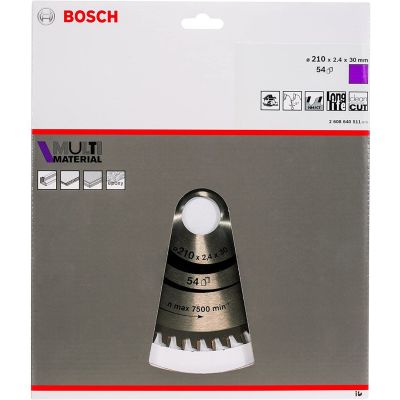 2. Bosch ?2608640511 circular saw blade 21 cm, 1 pc.