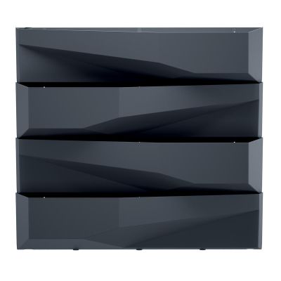 18. VERTICAL GARDEN FLOWER BED 4SET ANTHRACITE